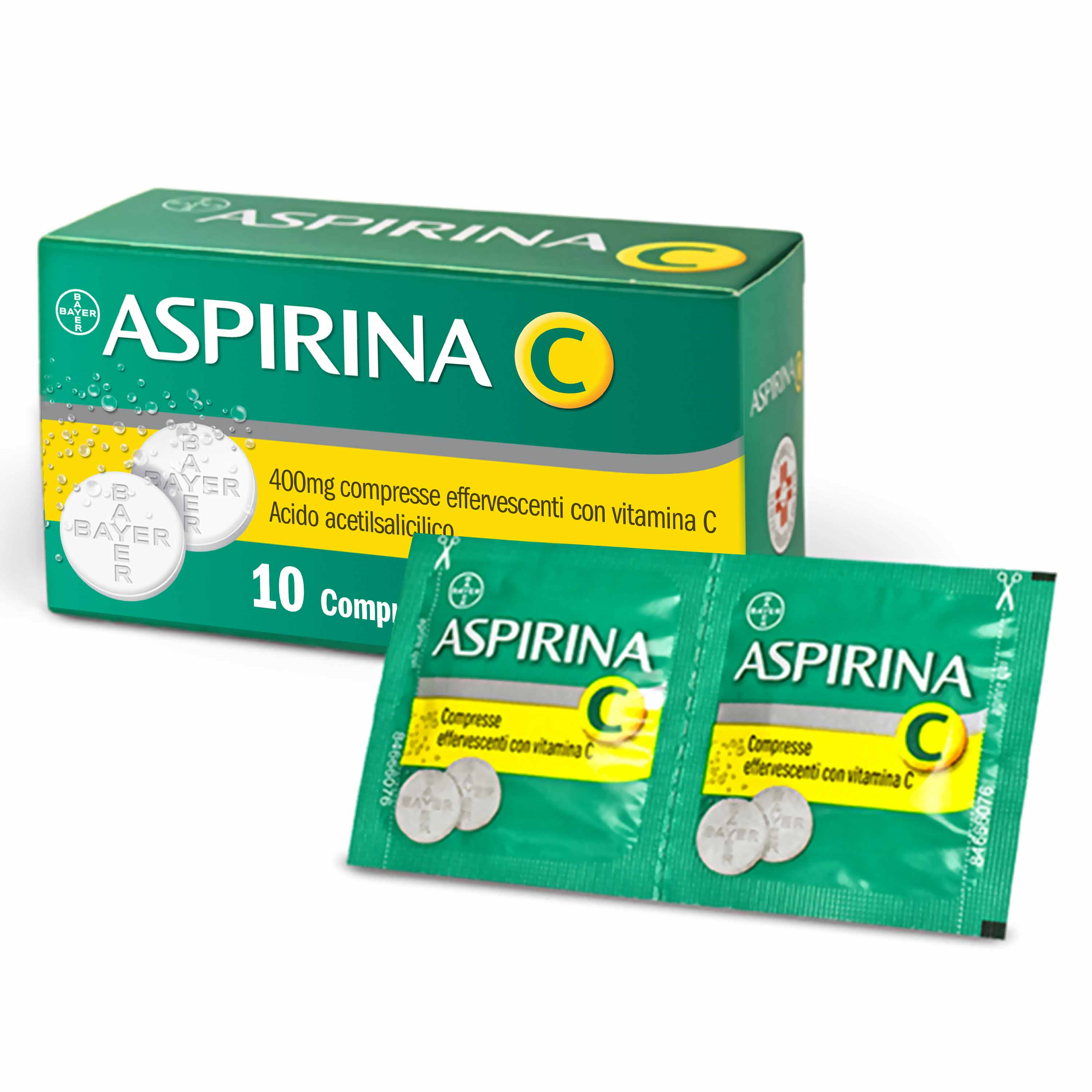 ASPIRINA C*10CPR EFF 400+240MG - Farmacia Mastrangelo 