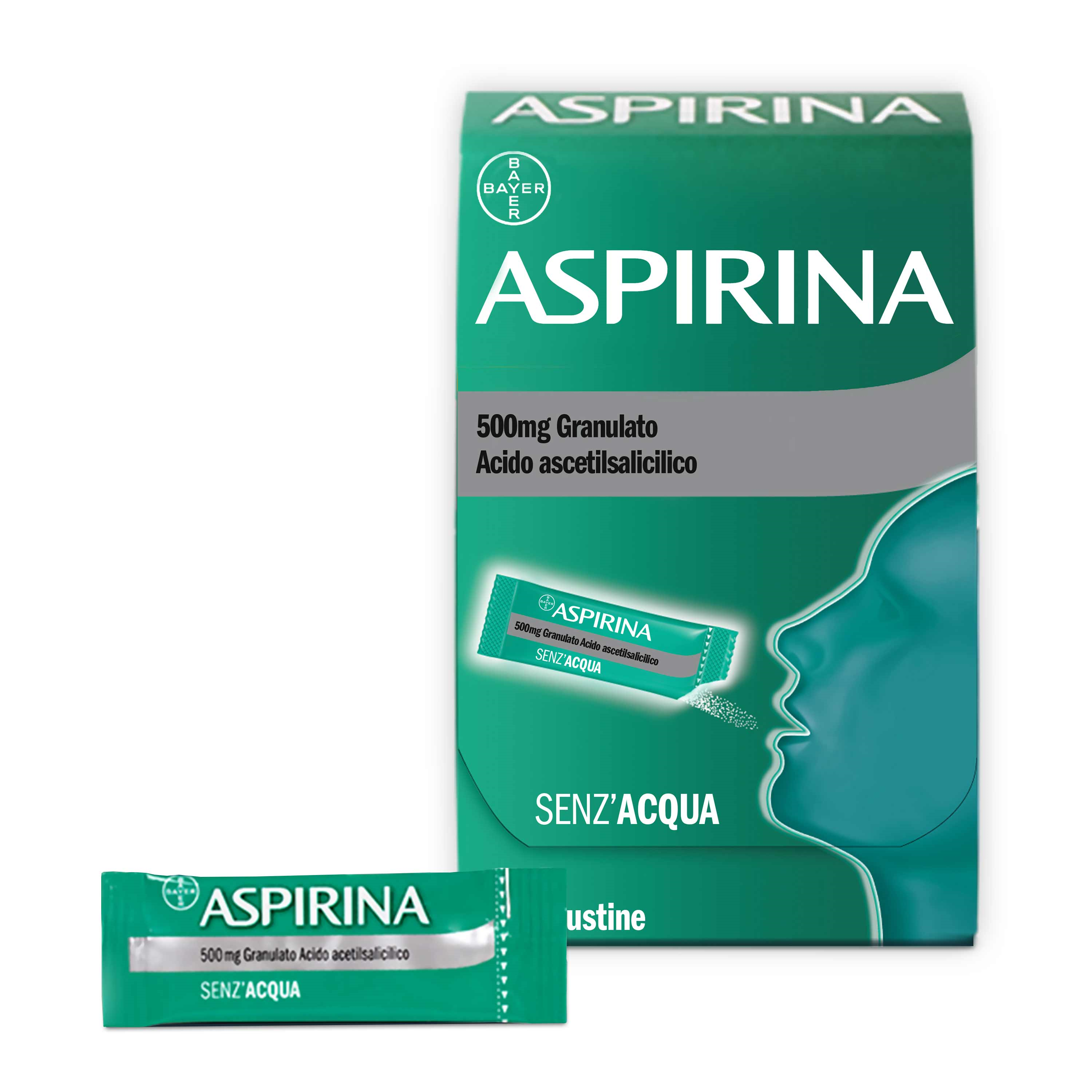 ASPIRINA*OS GRAT 10BUST 500MG - Farmacia Mastrangelo 