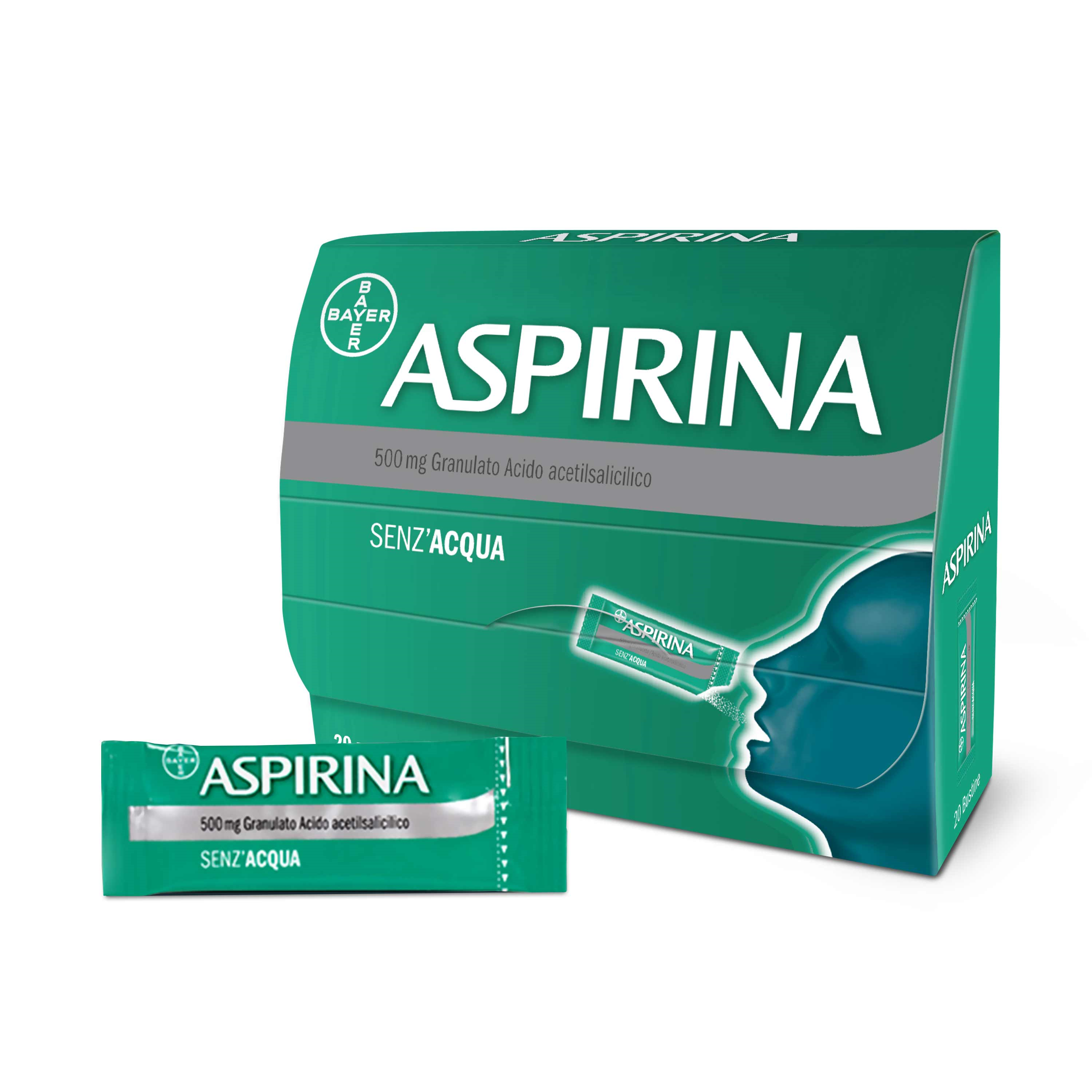 ASPIRINA*OS GRAT 20BUST 500MG - Farmacia Mastrangelo 