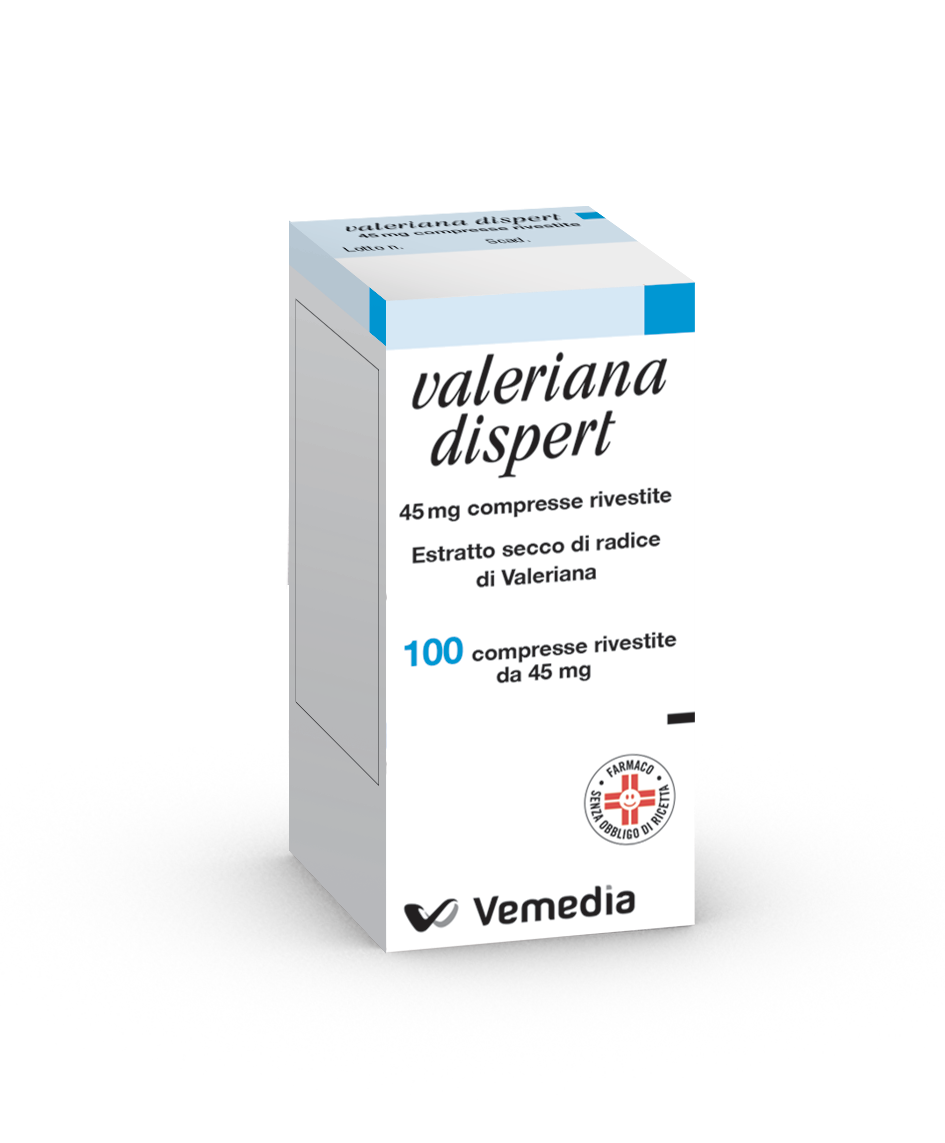 VALERIANA DISPERT*100CPR 45MG - Farmacia Mastrangelo 