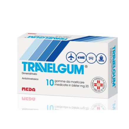TRAVELGUM*10GOMME MAST 20MG - Farmacia Mastrangelo 