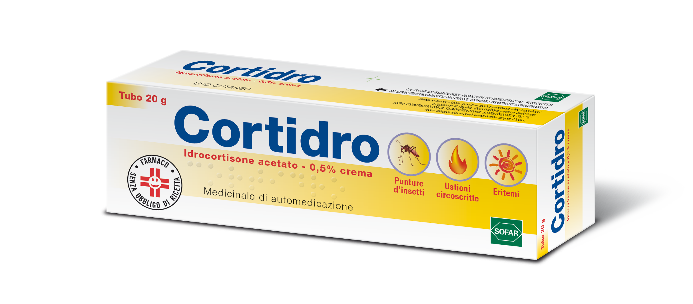 CORTIDRO*CREMA 20G 0,5% - Farmacia Mastrangelo 