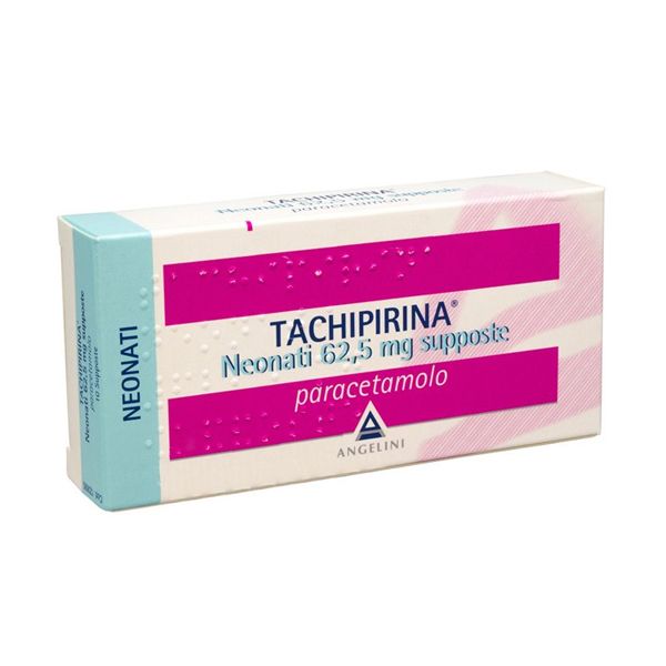 TACHIPIRINA*NEO 10SUPP 62,5MG - Farmacia Mastrangelo 