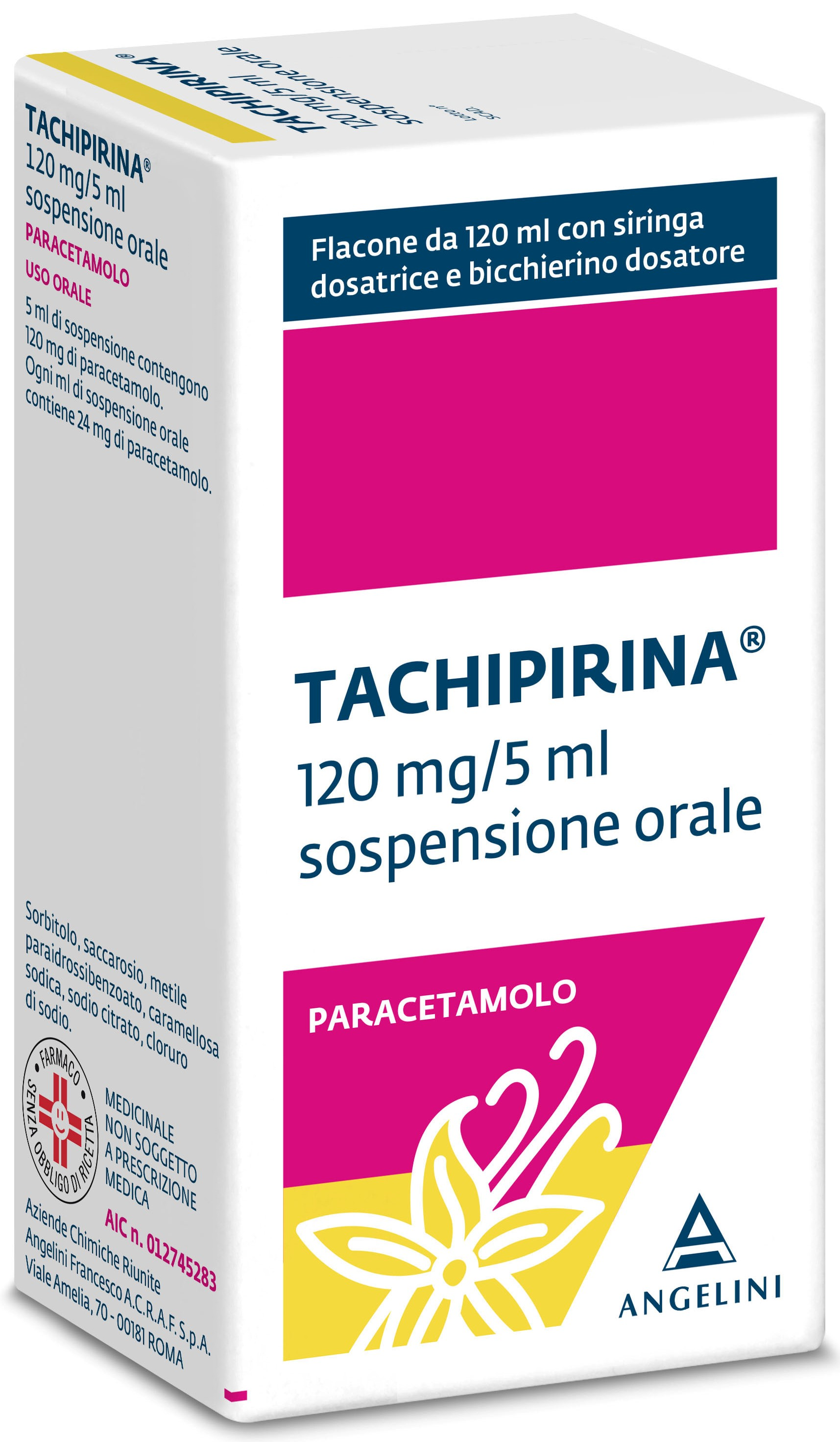 TACHIPIRINA*SOSP 120ML VAN/CAR - Farmacia Mastrangelo 
