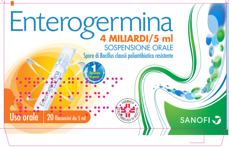 ENTEROGERMINA*OS 20FL 4MLD 5ML - Farmacia Mastrangelo 
