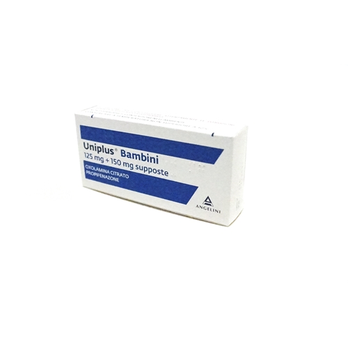 UNIPLUS*BB 10SUPP 125MG+150MG - Farmacia Mastrangelo 