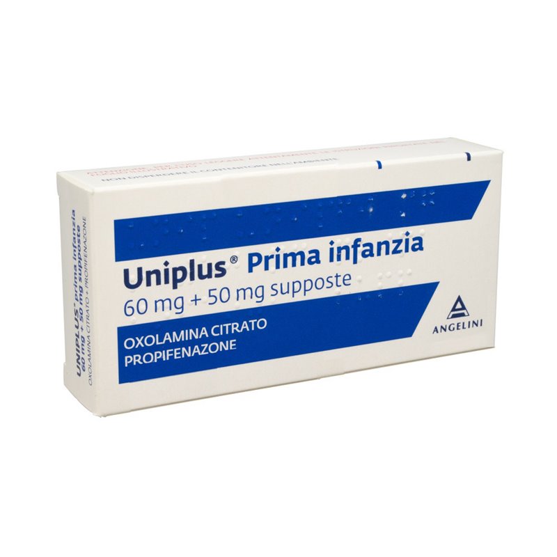 UNIPLUS*PRIMA INF 10SUPP 60MG+ - Farmacia Mastrangelo 