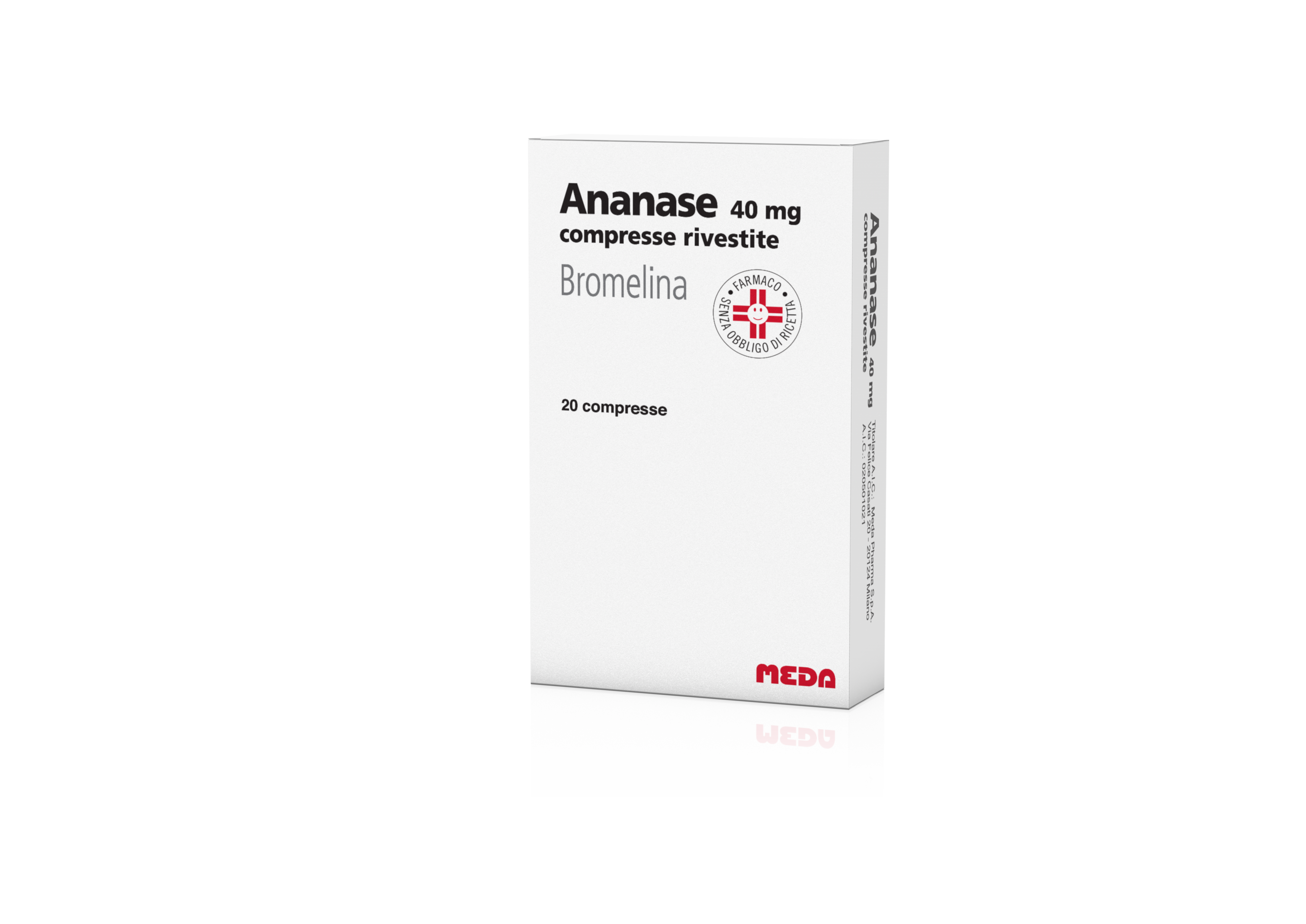 ANANASE*20CPR RIV 40MG - Farmacia Mastrangelo 