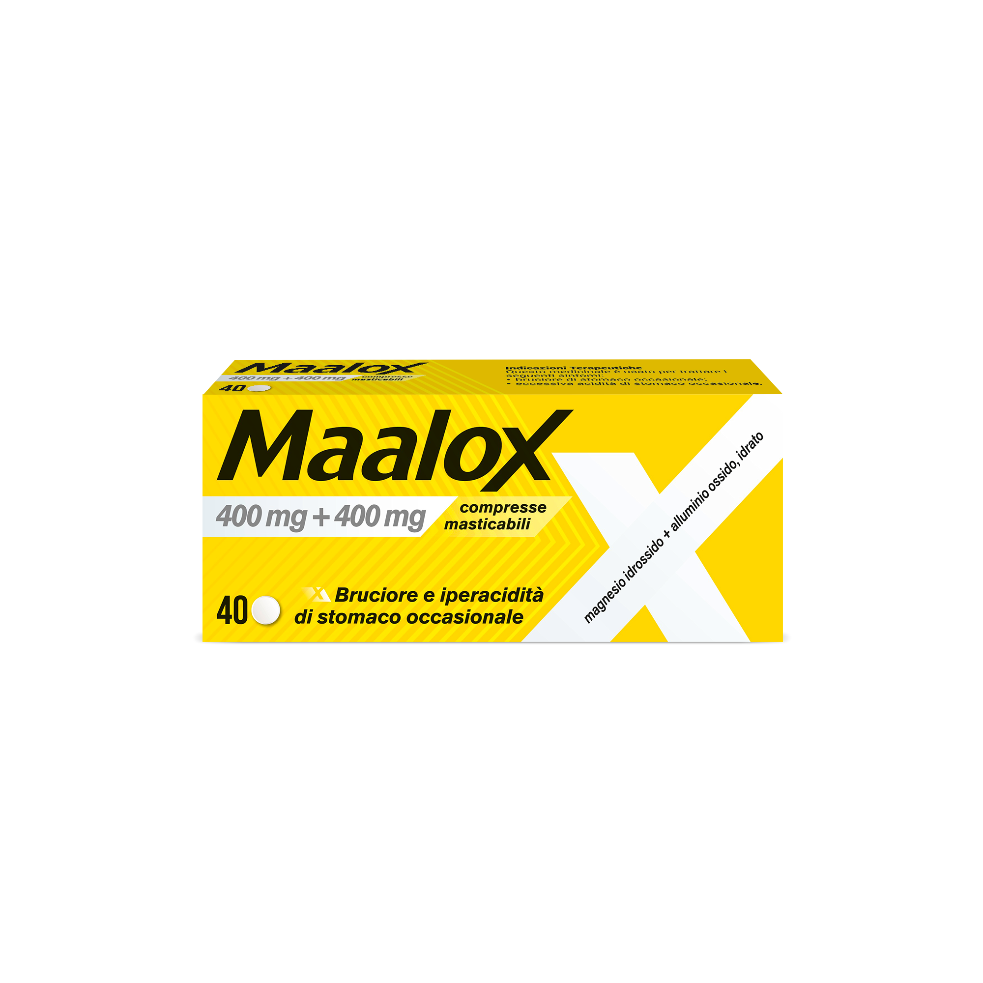 MAALOX*40CPR MAST 400MG+400MG - Farmacia Mastrangelo 
