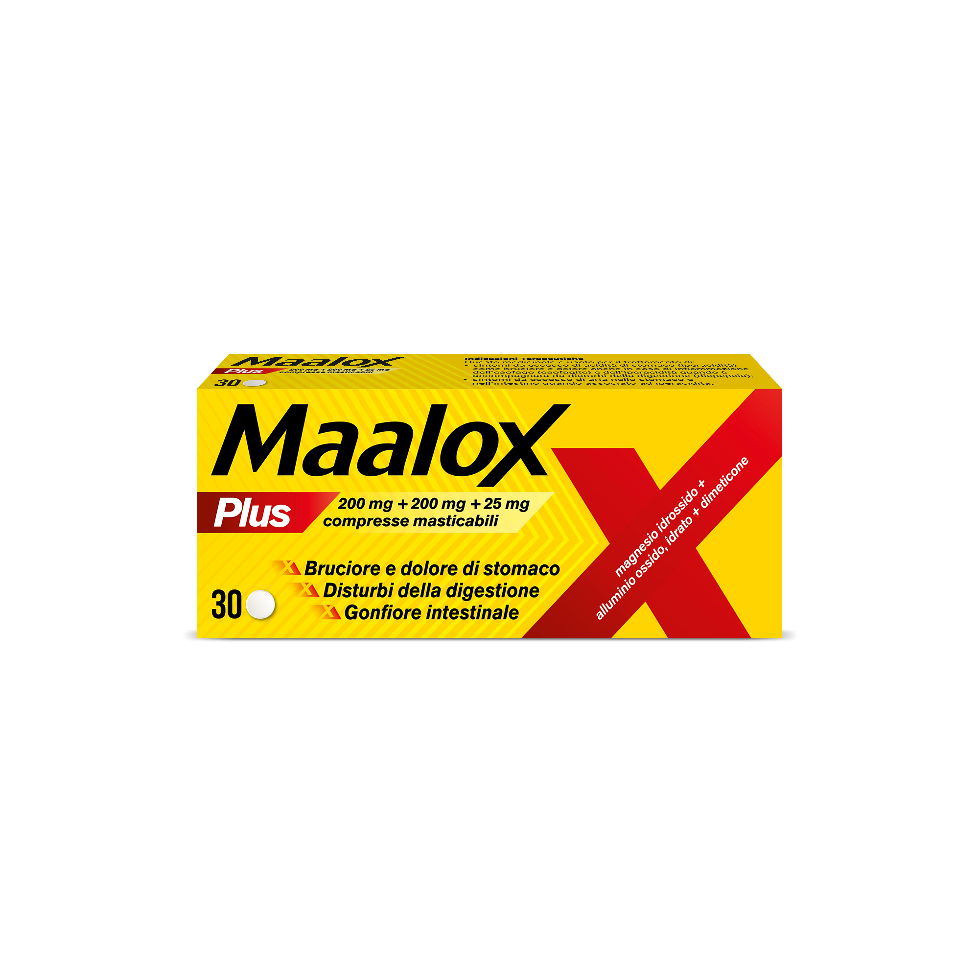 MAALOX PLUS*30CPR MAST - Farmacia Mastrangelo 
