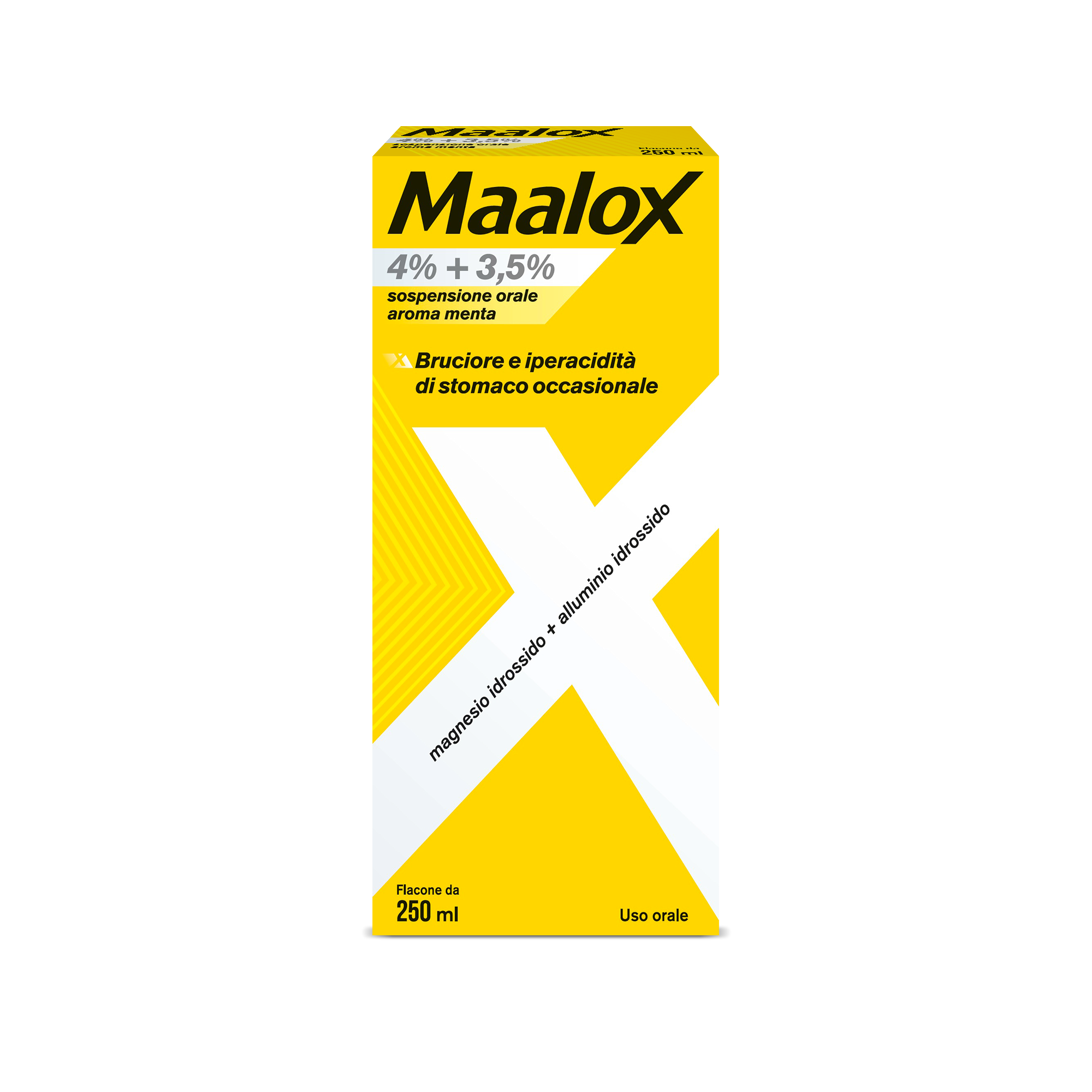 MAALOX*OS SOSP 250ML 4+3,5% ME - Farmacia Mastrangelo 