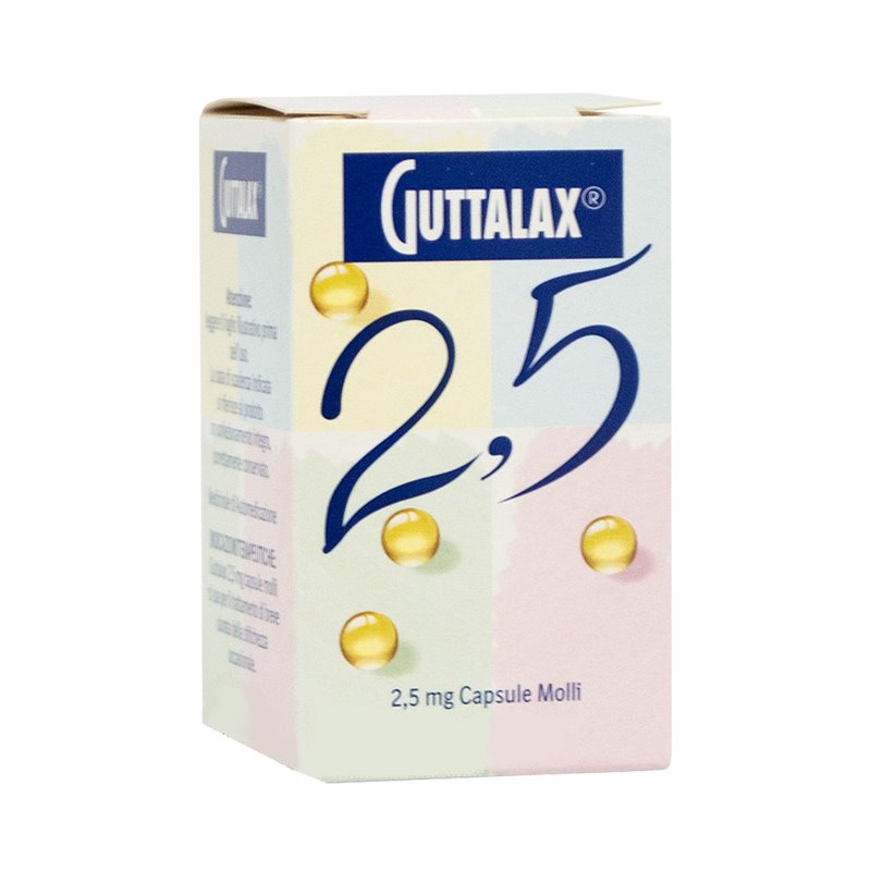 GUTTALAX*30CPS MOLLI 2,5MG - Farmacia Mastrangelo 