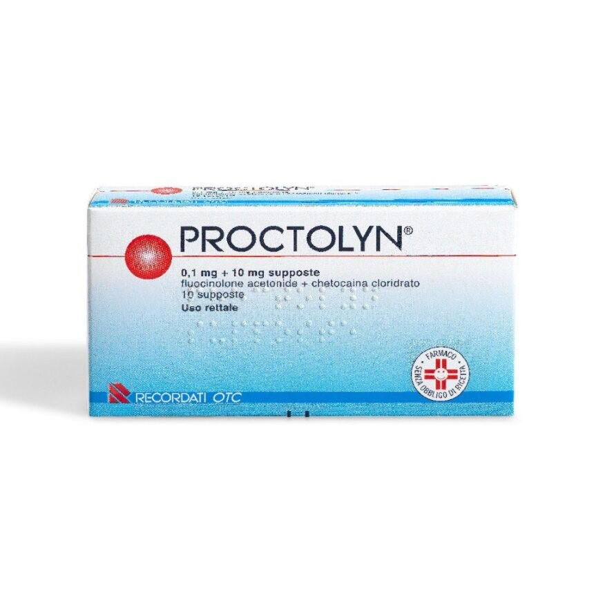 PROCTOLYN*10SUPP 0,1MG+10MG - Farmacia Mastrangelo 