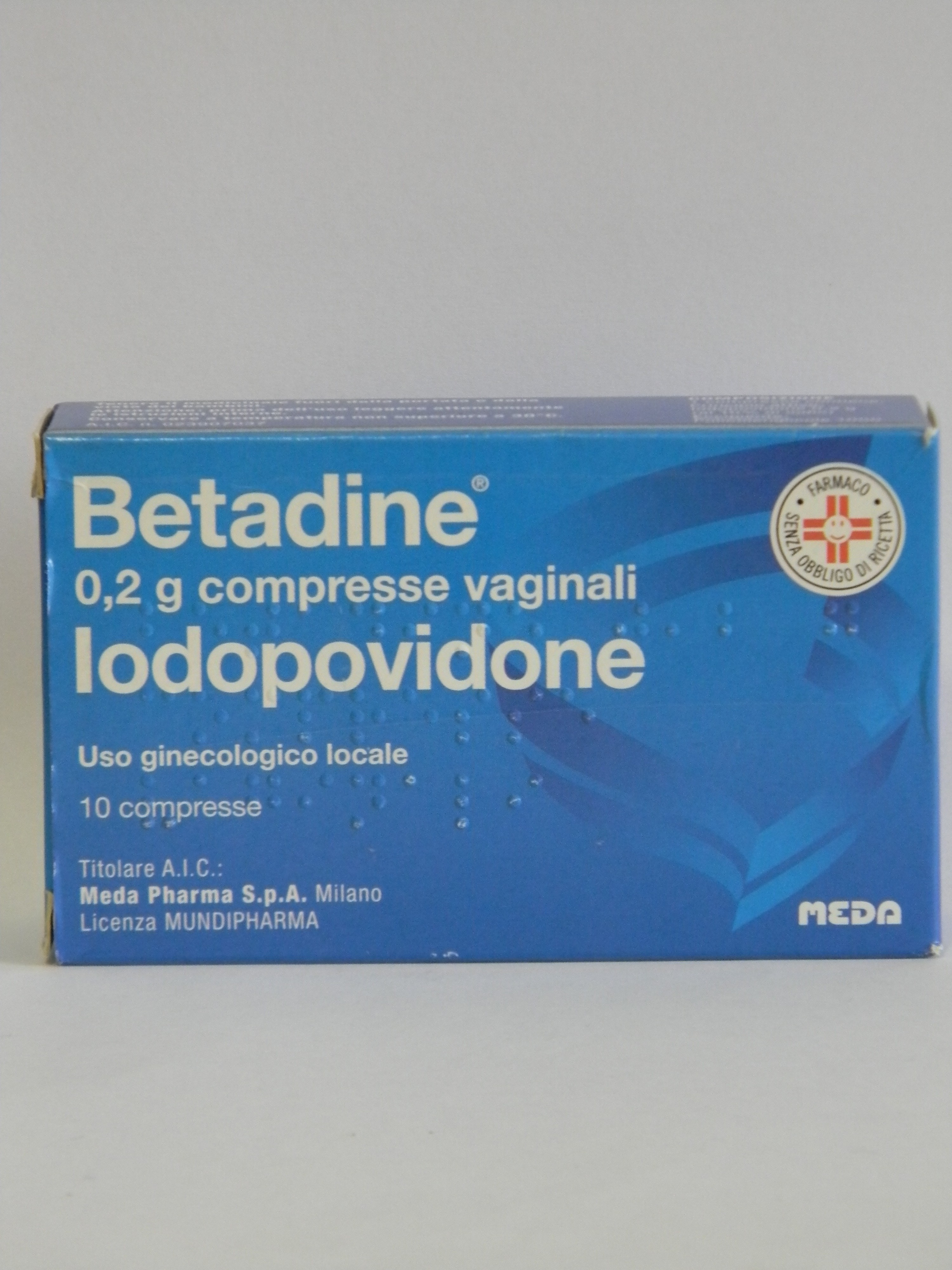 BETADINE*10CPR VAG 200MG - Farmacia Mastrangelo 