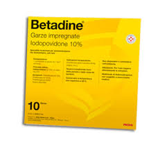 BETADINE*10GARZE IMPREGN 10x10 - Farmacia Mastrangelo 