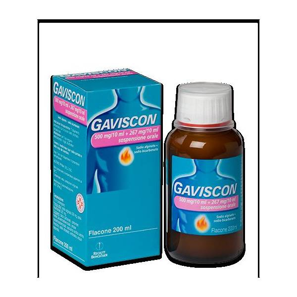 GAVISCON*OS 500MG+267MG/10ML - Farmacia Mastrangelo 