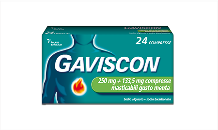 GAVISCON*24CPR MENT250+133,5MG - Farmacia Mastrangelo 