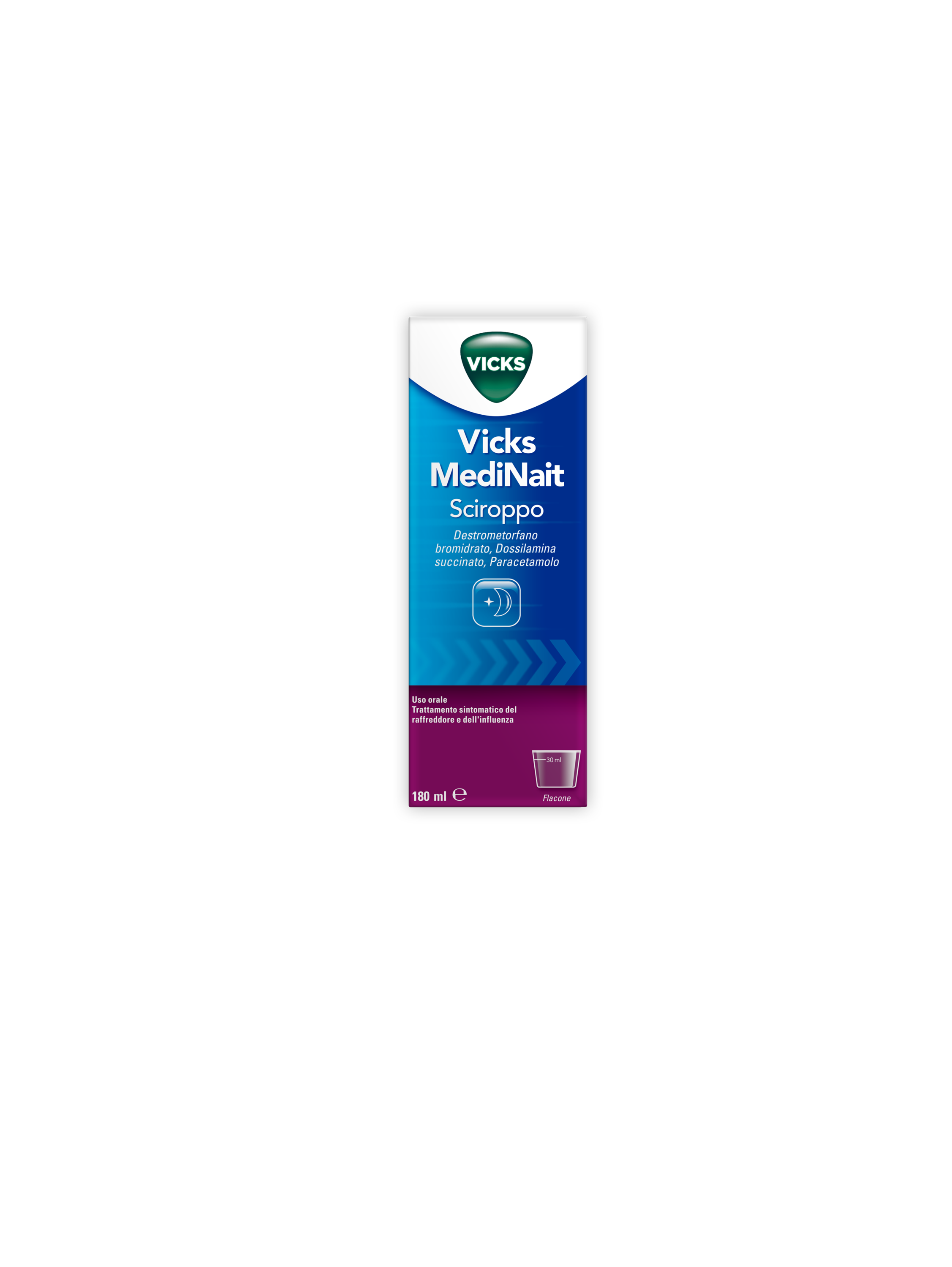 VICKS MEDINAIT*SCIR 180ML - Farmacia Mastrangelo 