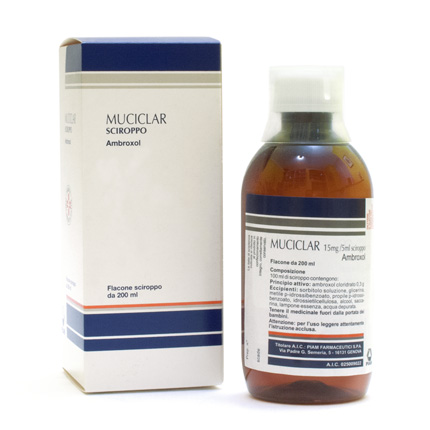 MUCICLAR*SCIR 200ML 15MG/5ML - Farmacia Mastrangelo 