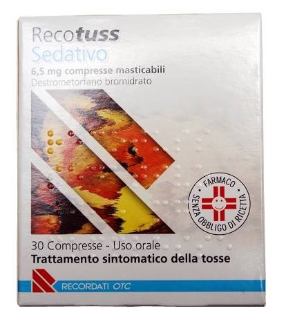 RECOTUSS SEDAT*30CPR MAST6,5MG - Farmacia Mastrangelo 