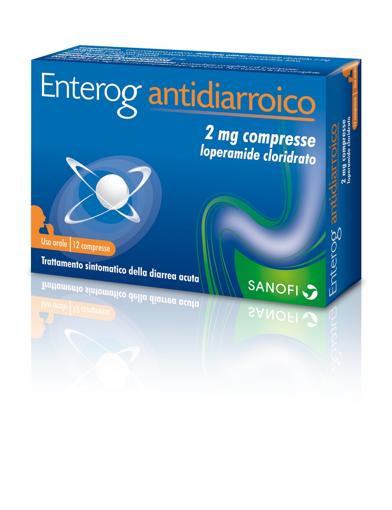 ENTEROG ANTIDIARROICO*12CPR2MG - Farmacia Mastrangelo 