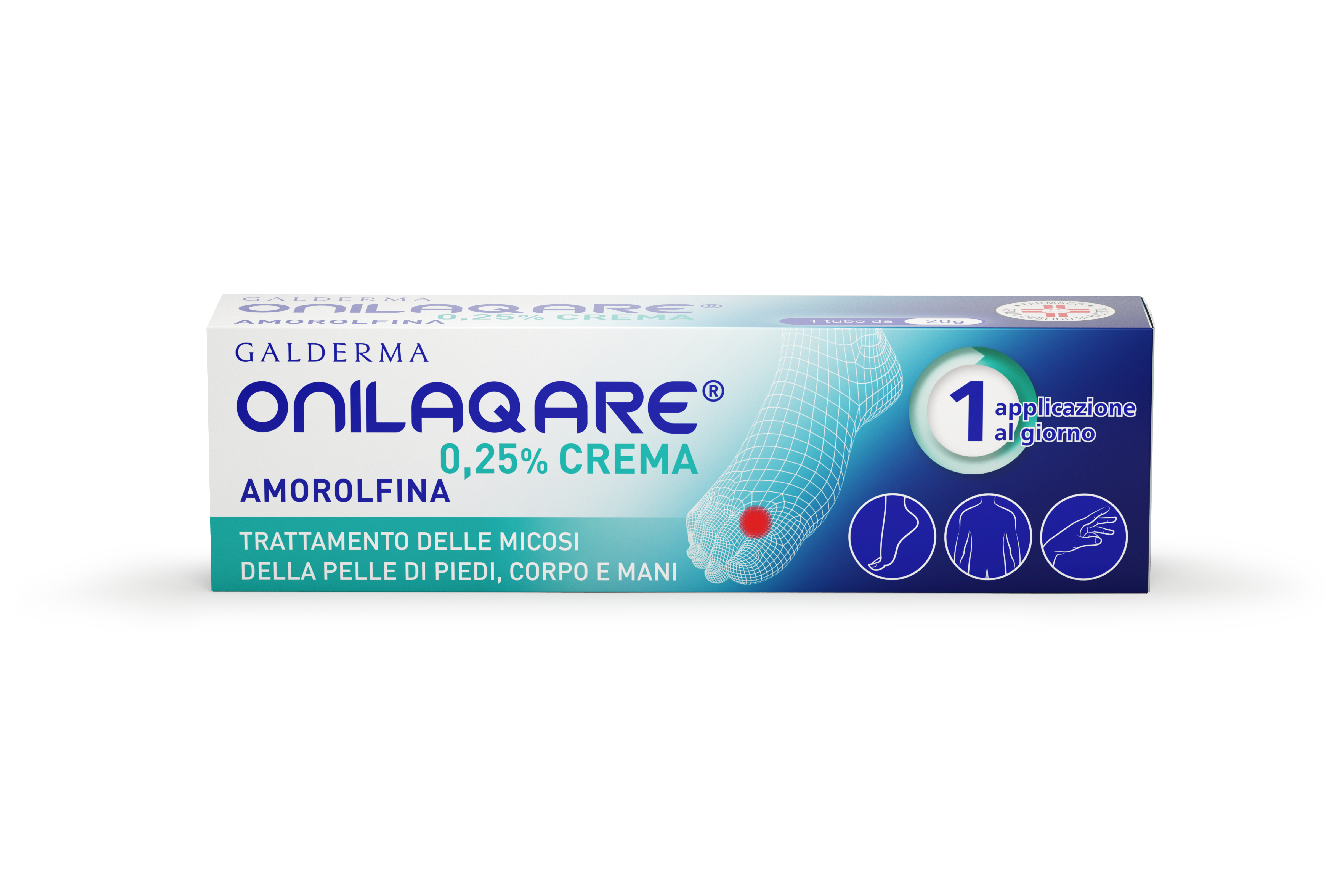 ONILAQARE*DERM CREMA 20G 0,25% - Farmacia Mastrangelo 