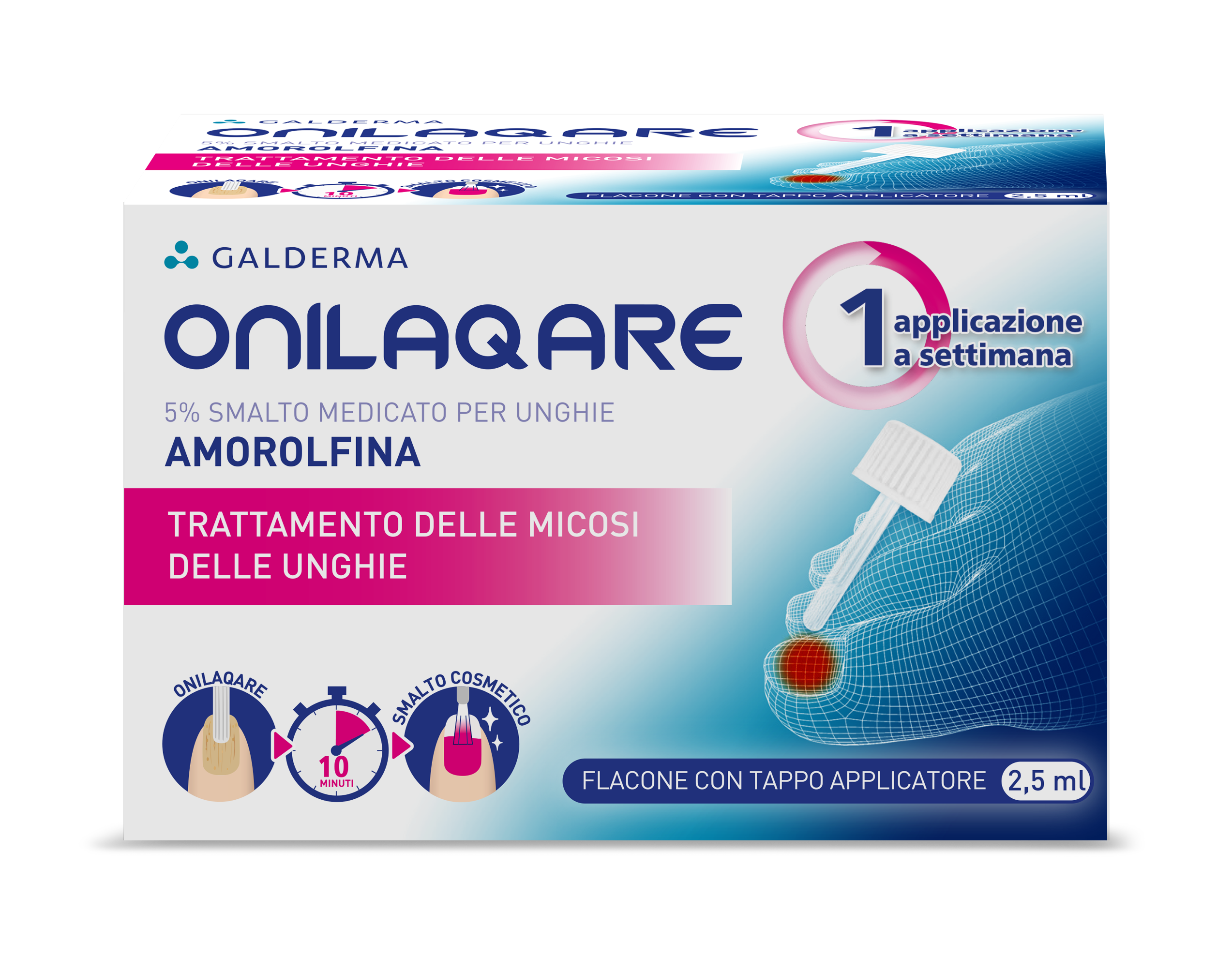 ONILAQARE*SMALTO UNGHIE 2,5ML - Farmacia Mastrangelo 