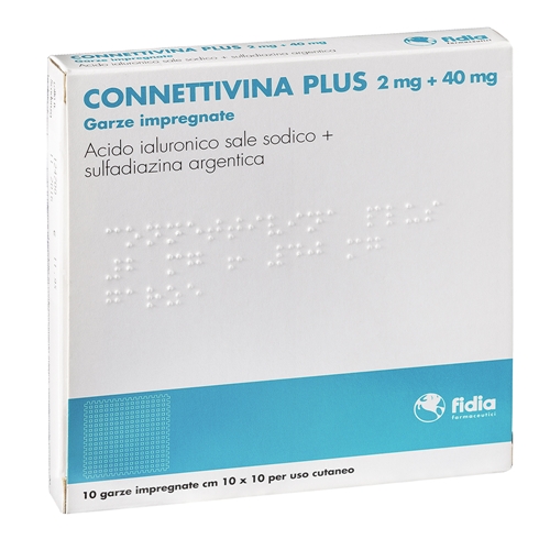 CONNETTIVINA PLUS*10GARZE10x10 - Farmacia Mastrangelo 