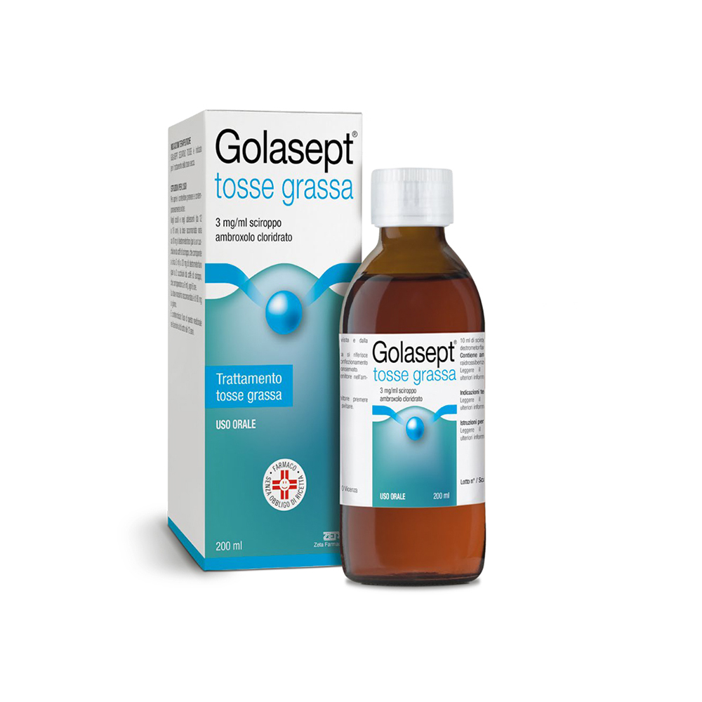 GOLASEPT TOSSE GRASSA*SCIR 200 - Farmacia Mastrangelo 