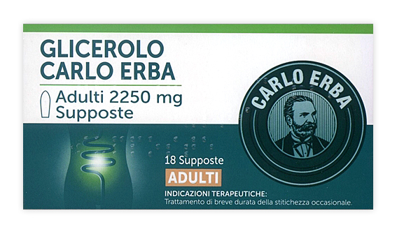 GLICEROLO*AD 18SUPP 2250MG - Farmacia Mastrangelo 