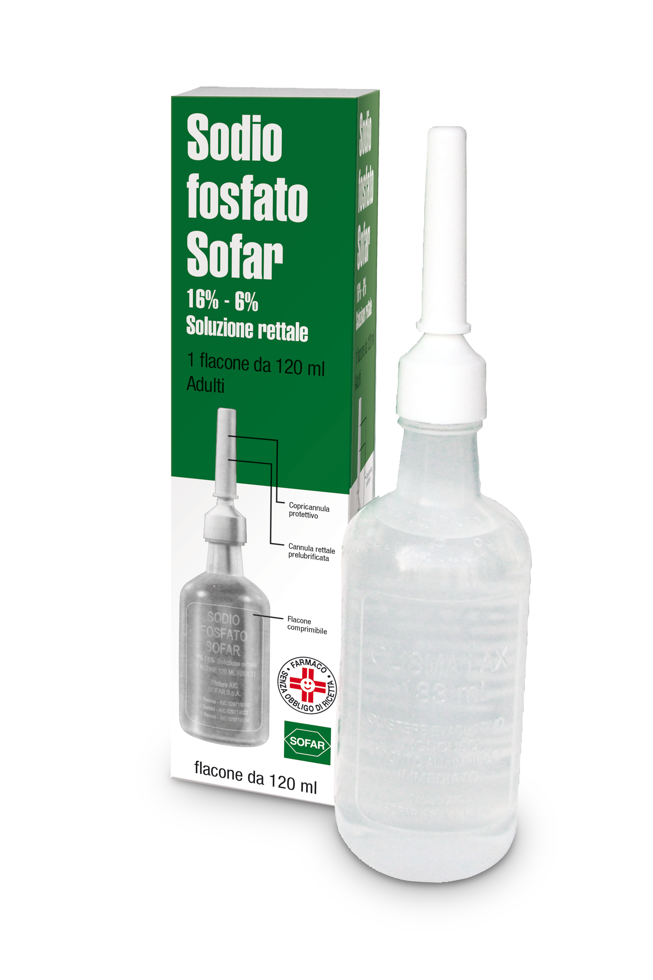 SODIO FOSFATO ALFA*RETT 120ML - Farmacia Mastrangelo 