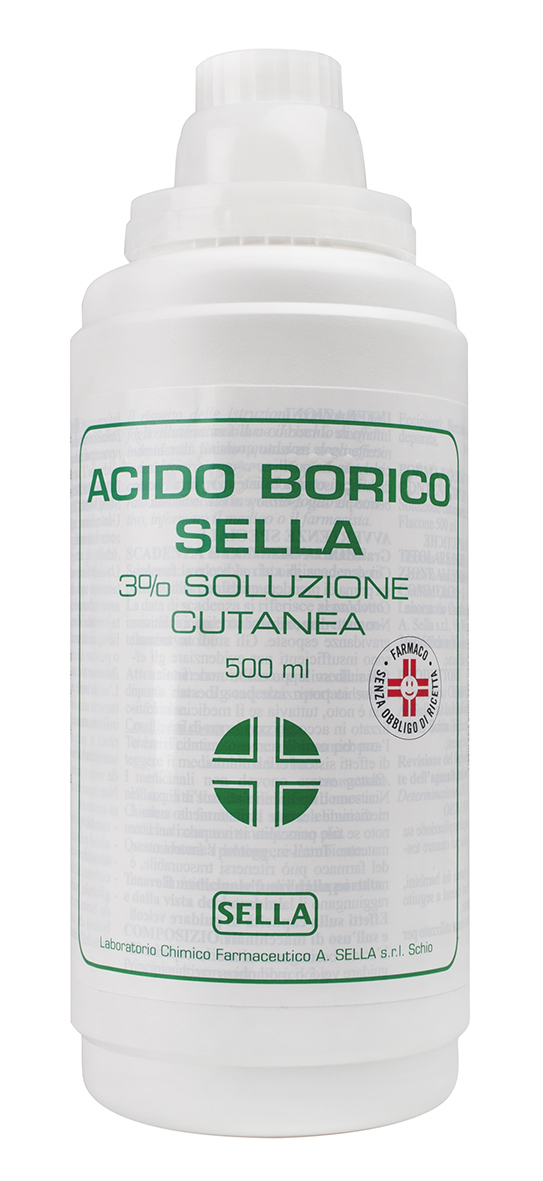 ACIDO BORICO SELLA*3% 500ML - Farmacia Mastrangelo 