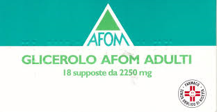 GLICEROLO AFOM*AD 18SUPP2250MG - Farmacia Mastrangelo 