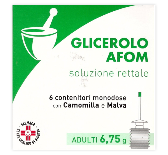 GLICEROLO AFOM*AD 6CONT 6,75G - Farmacia Mastrangelo 