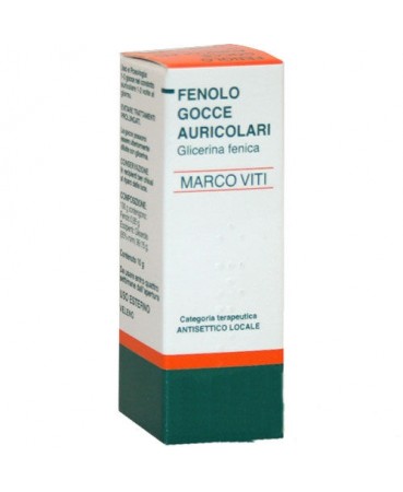FENOLO MV*GTT OTO 10G1% - Farmacia Mastrangelo 