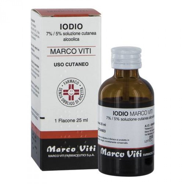 IODIO SOL ALCO I MV*25ML - Farmacia Mastrangelo 