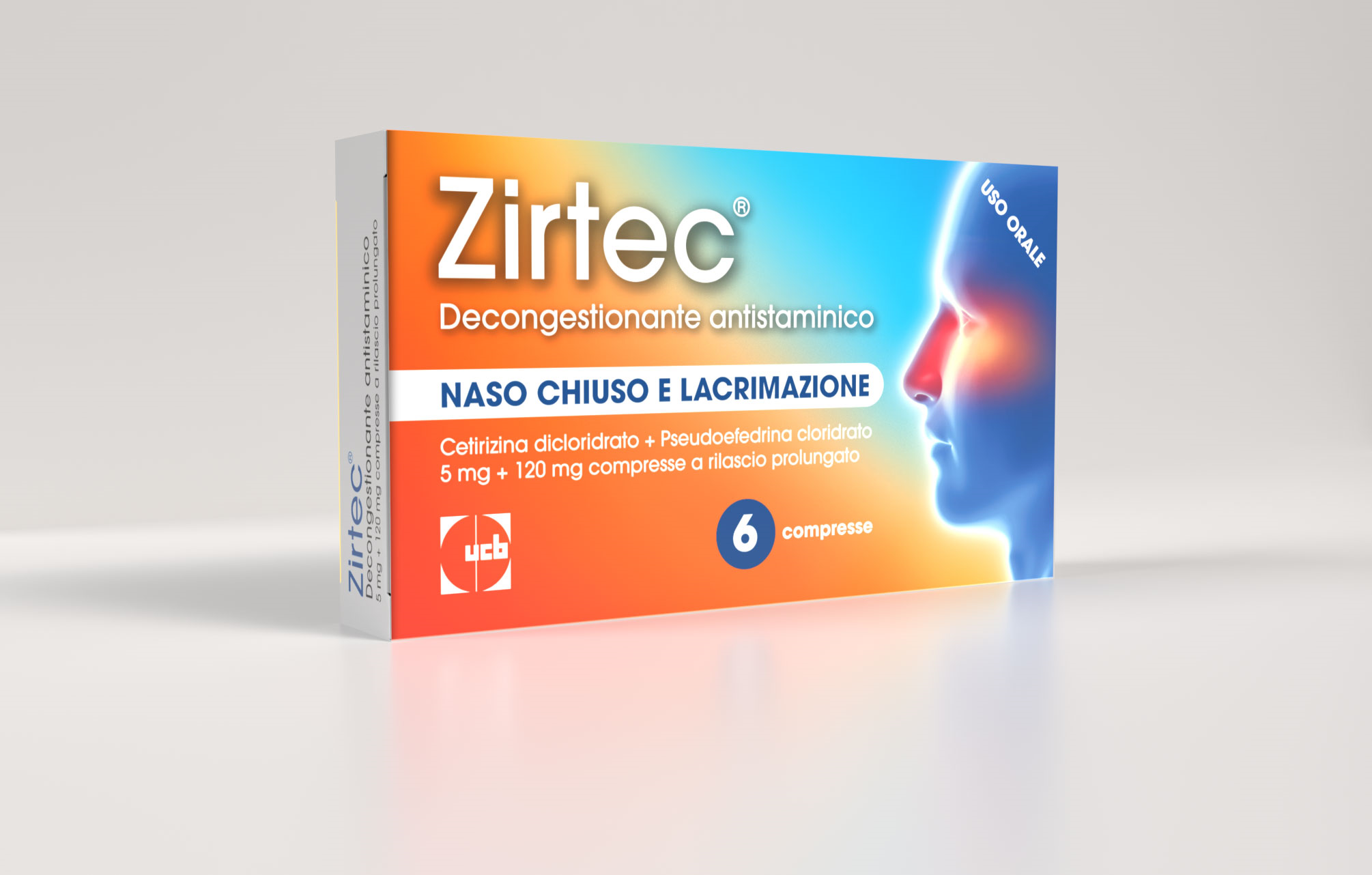 ZIRTEC DECONG ANT*6CPR 5+120MG - Farmacia Mastrangelo 