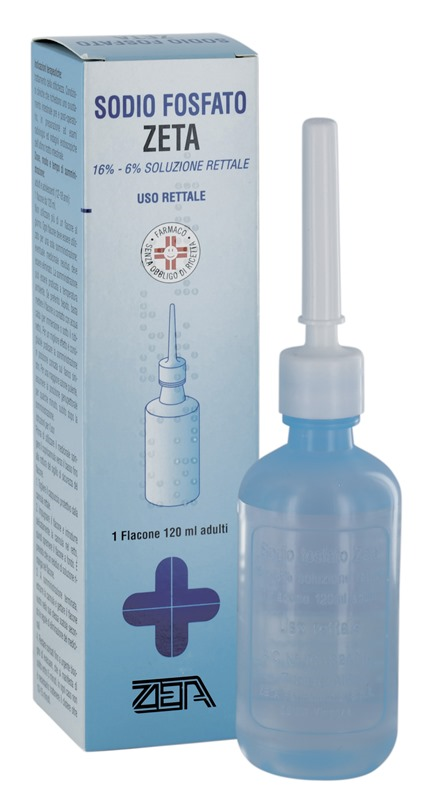 SODIO FOSFATO ZETA*RETT 120ML - Farmacia Mastrangelo 