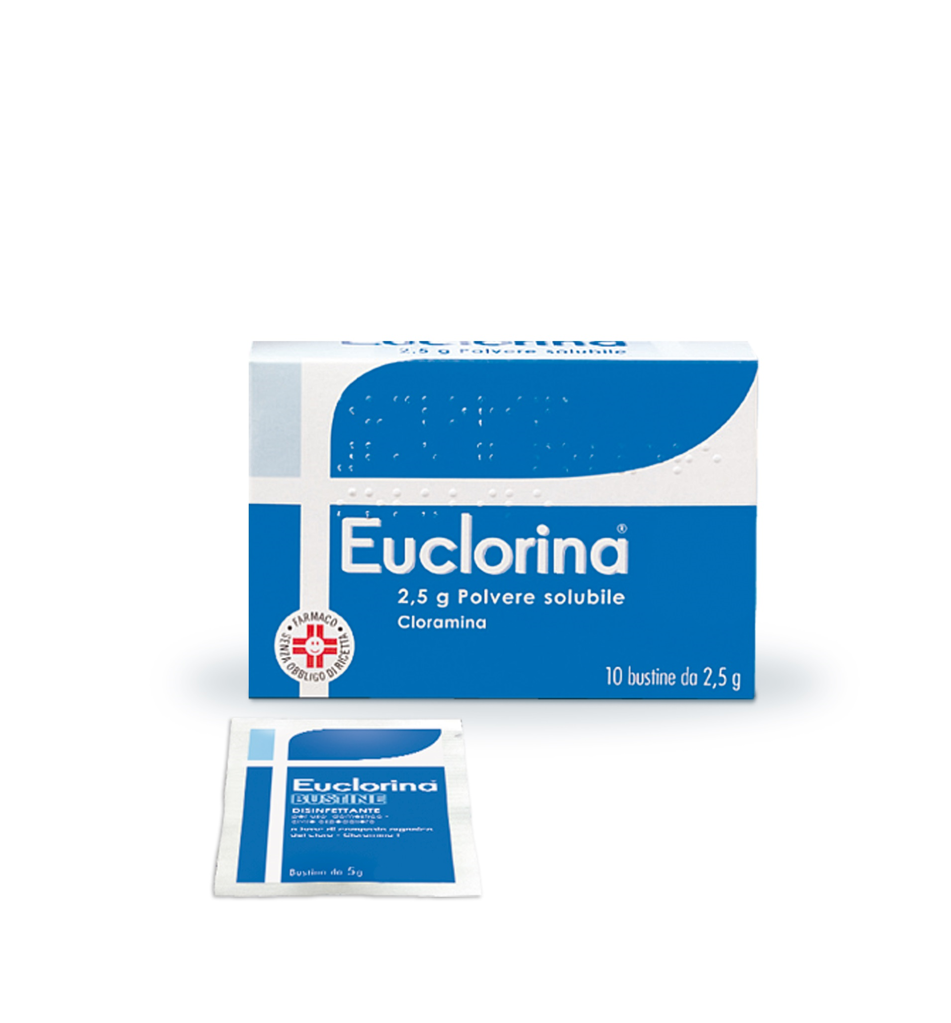 EUCLORINA*POLV SOL 10BUST 2,5G - Farmacia Mastrangelo 