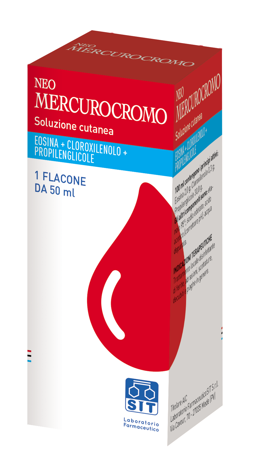 NEOMERCUROCROMO*SOLUZ FL 50ML - Farmacia Mastrangelo 