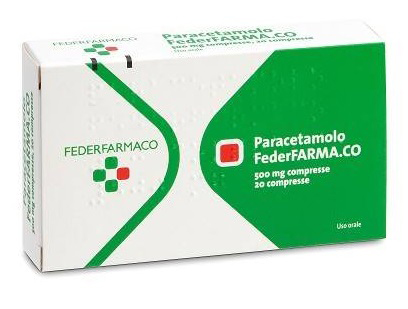 PARACETAMOLO F*20CPR 500MG - Farmacia Mastrangelo 