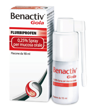 BENACTIV GOLA*SPRAY 15ML 0,25% - Farmacia Mastrangelo 