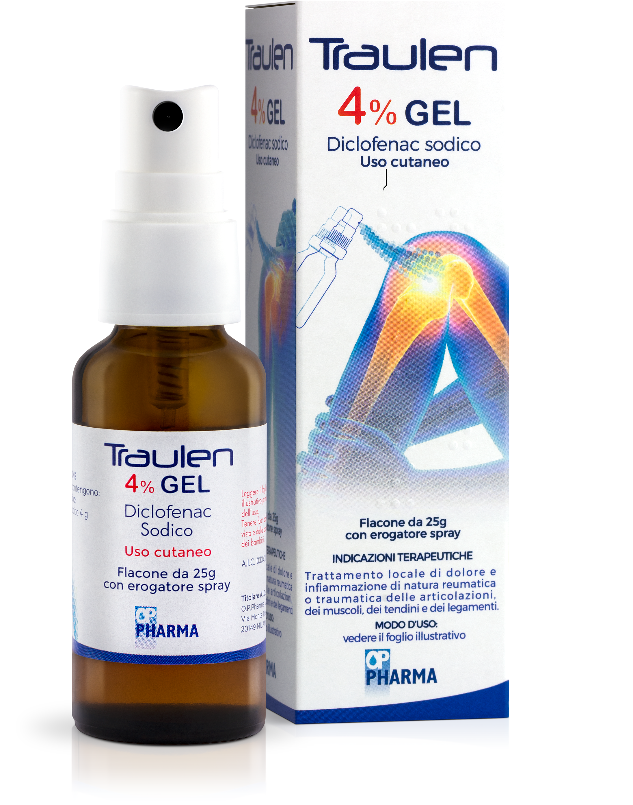 TRAULEN*GEL 4% FL 25G C/EROG - Farmacia Mastrangelo 