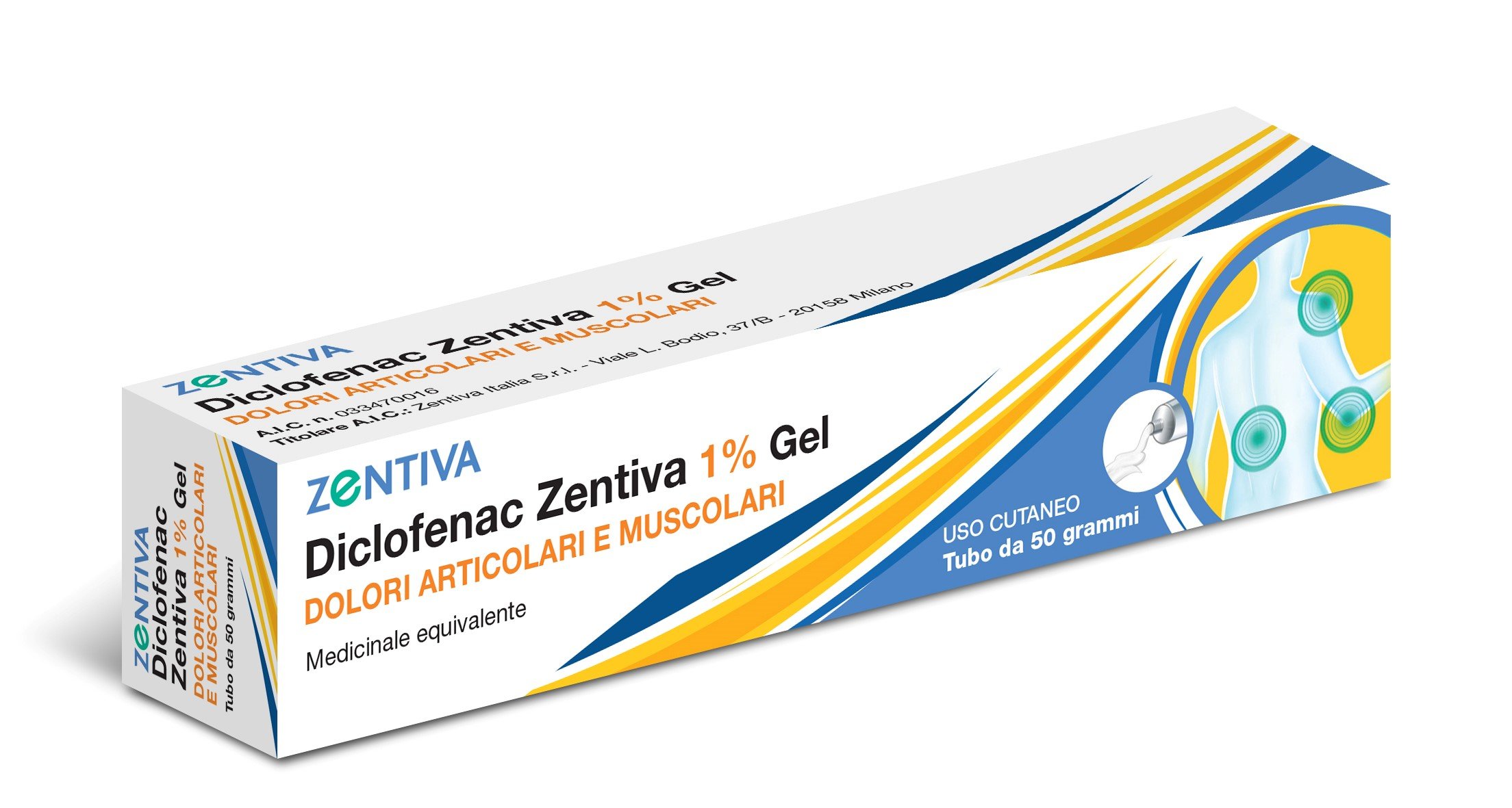 DICLOFENAC ZENTIVA*GEL 50G 1% - Farmacia Mastrangelo 