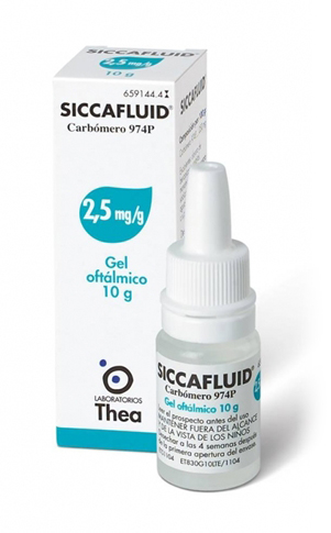 SICCAFLUID*GEL OFT 10G 2,5MG/G - Farmacia Mastrangelo 