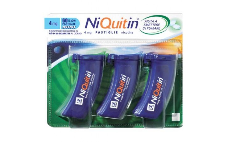 NIQUITIN*60PASTL 4MG MENTA FL - Farmacia Mastrangelo 