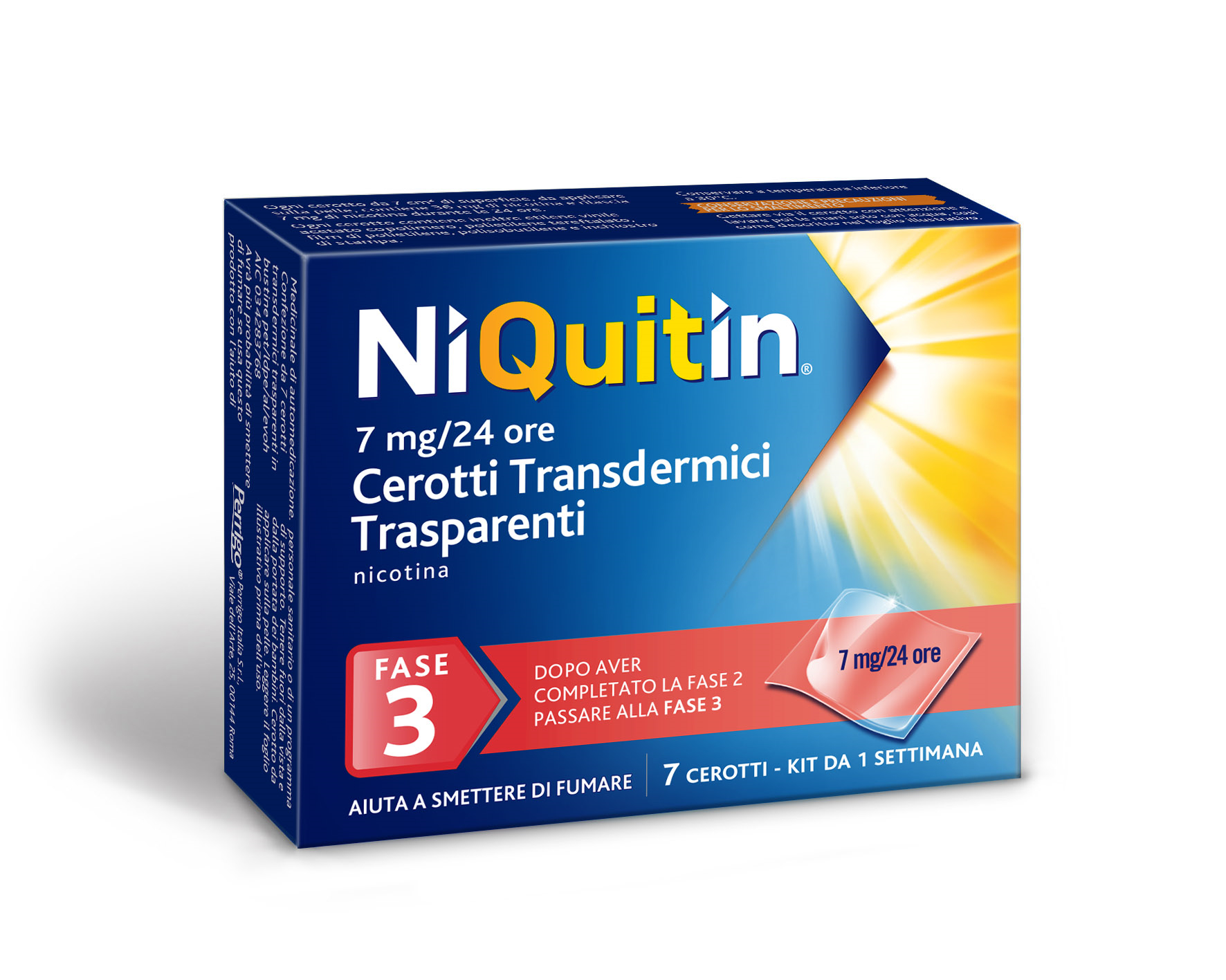 NIQUITIN*7CER TRANSD 7MG/24H - Farmacia Mastrangelo 