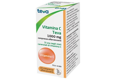 VITAMINA C TEVA*10CPR EFF 1G - Farmacia Mastrangelo 