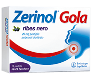 ZERINOL GOLA RIBES*18PAST 20MG - Farmacia Mastrangelo 