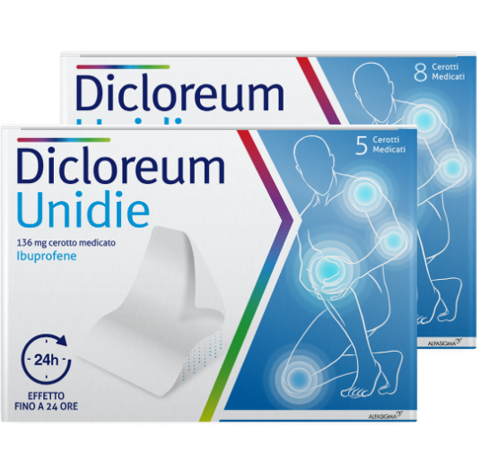 DICLOREUM UNIDIE*8CER 136MG24H - Farmacia Mastrangelo 